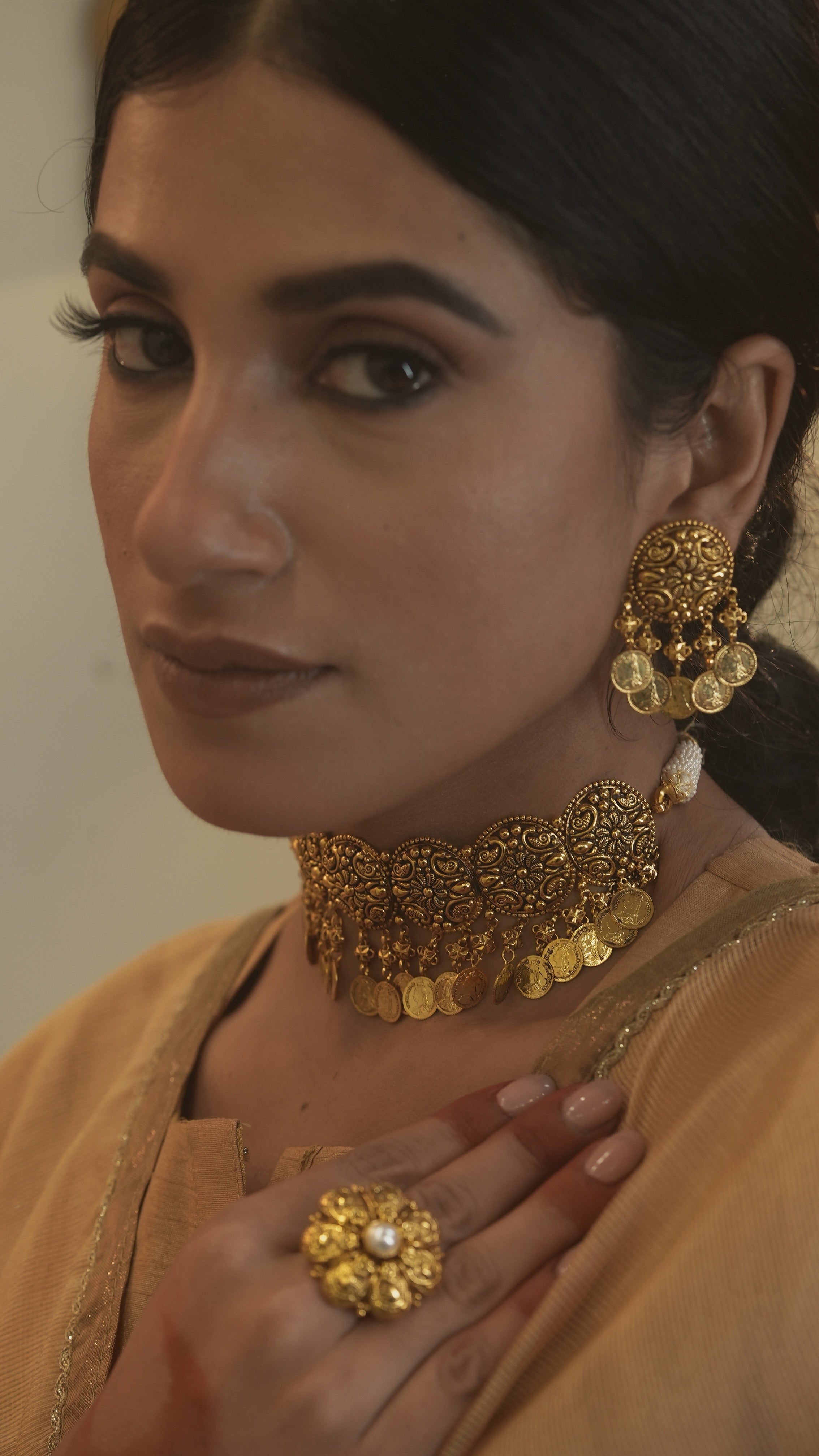 Ginni Choker Set Ring – heritagepunjab