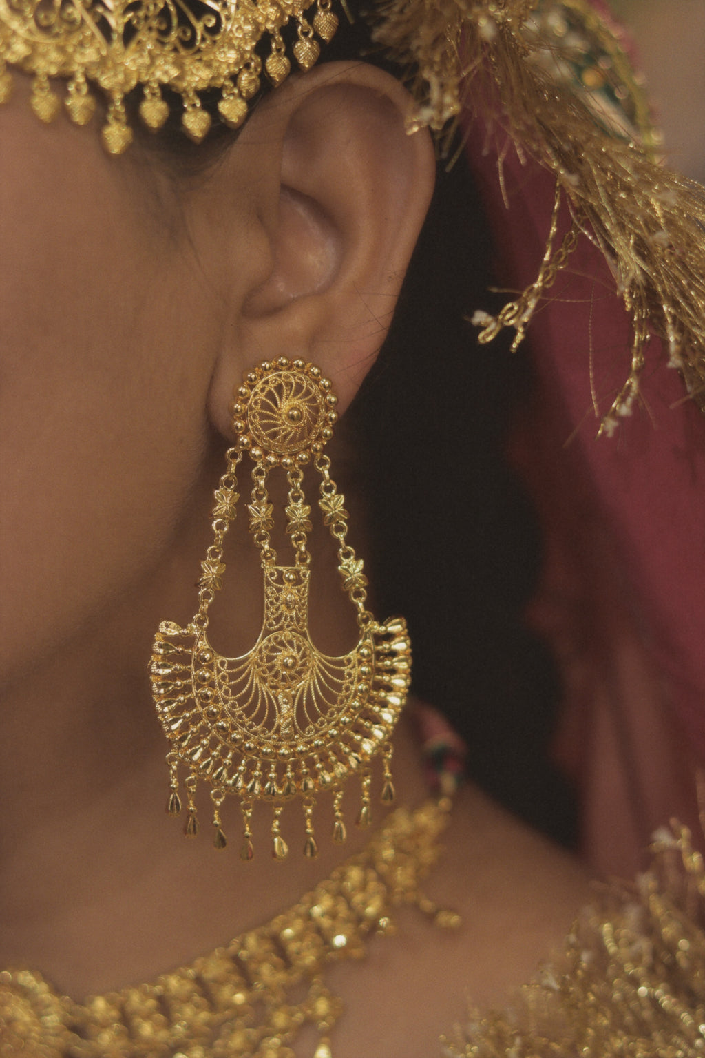 Raavi Choker Set Choker Earrings & Tikka