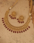 Suhair Ruby Necklace Set