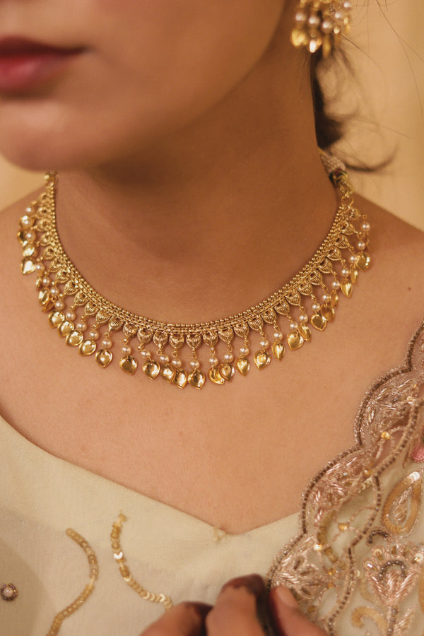 Soni Pippal Patti Necklace Only