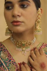 Saira Choker Set with Tikka