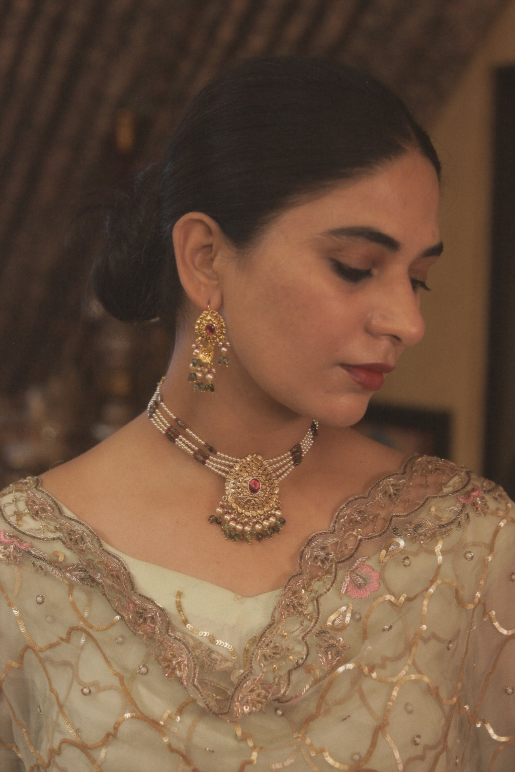 Navratan Choker Set