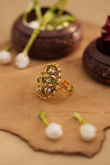 Deepa Emerald Ring