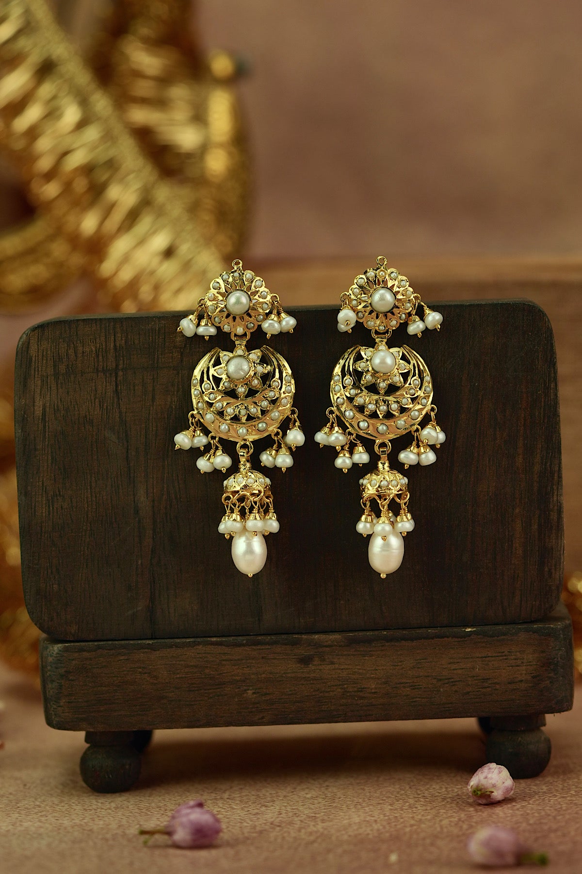 Moti Jadau Earrings