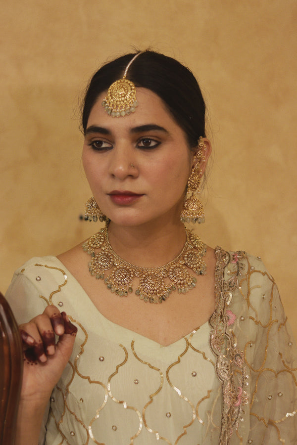 Bahar Mint Necklace Set