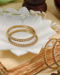 Rosy Antique Bangles 4pc