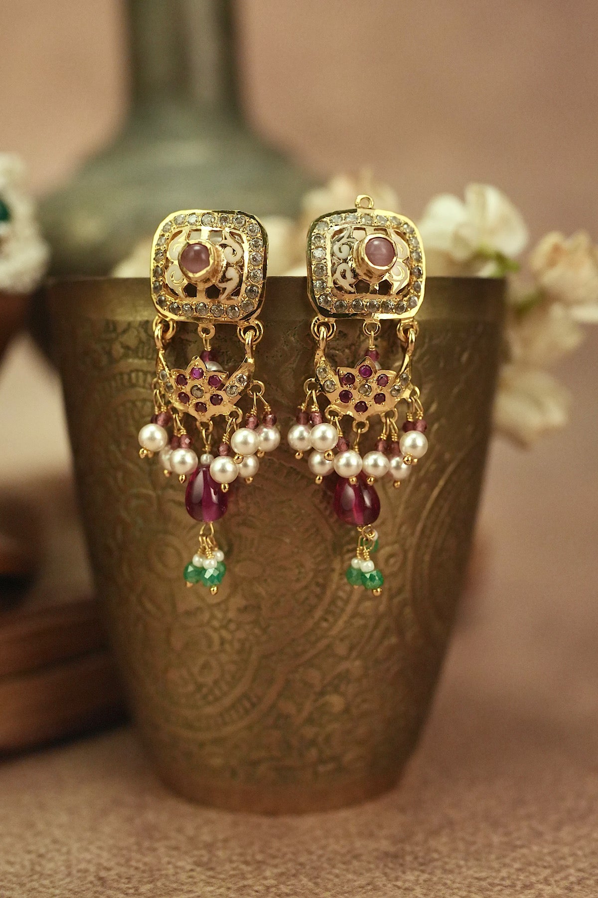 Gulab Jadau Choker Set