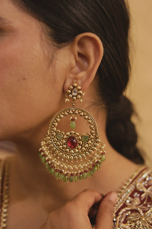 Hina Ruby Earrings