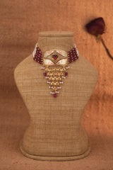 Rabia Ruby Jadau Choker Set