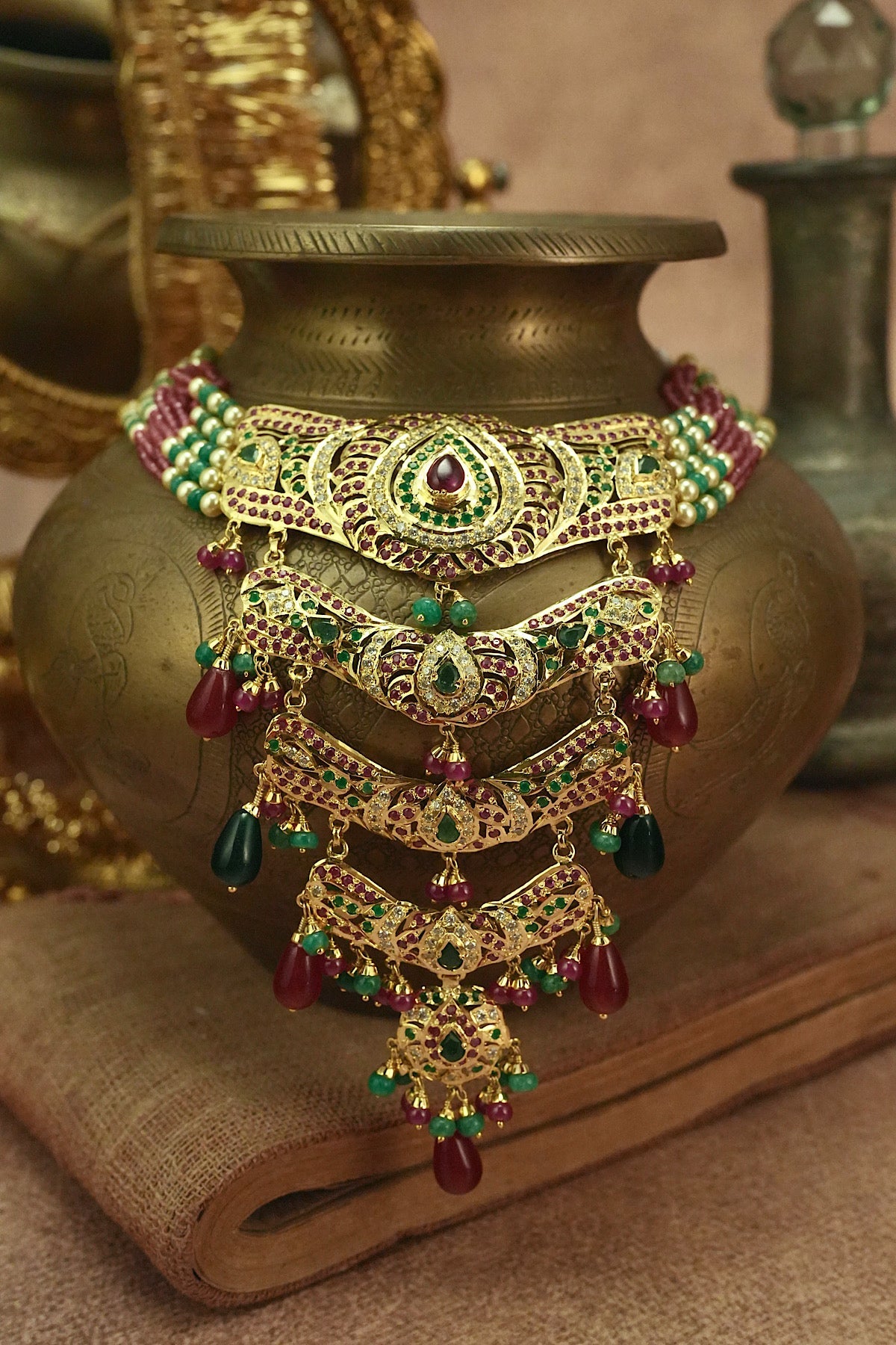 Meher Jadau Choker Set