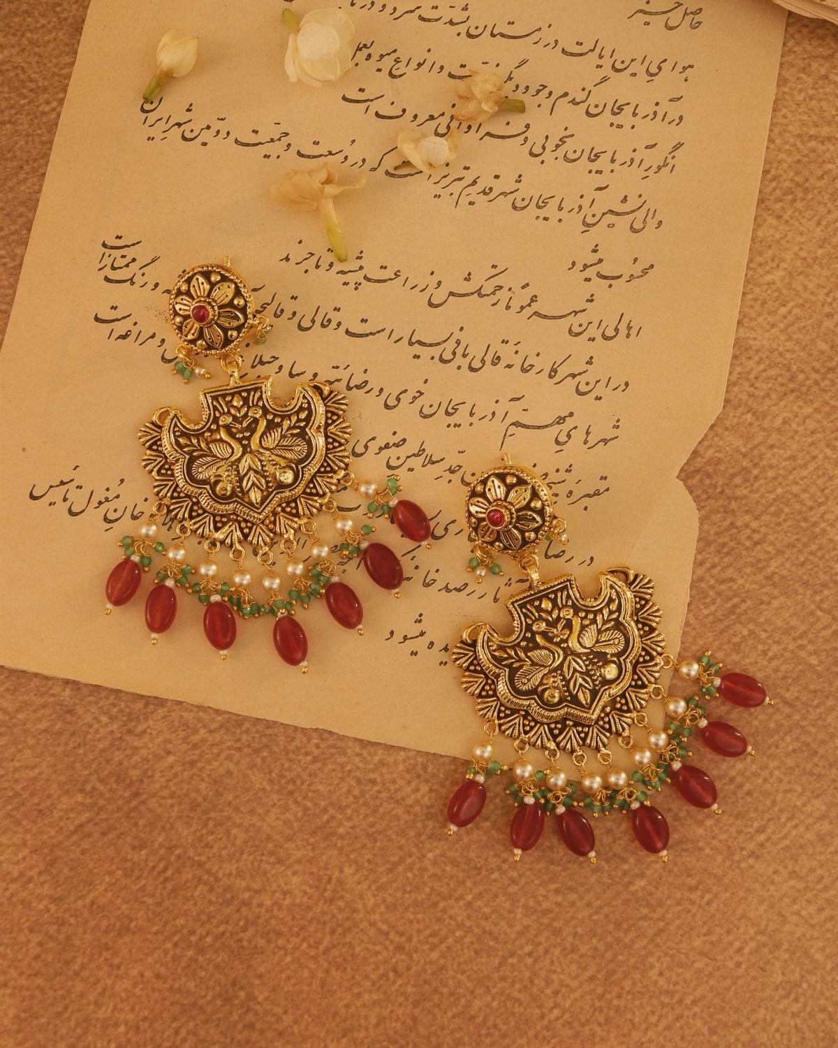 Inaya Ruby Necklace Set