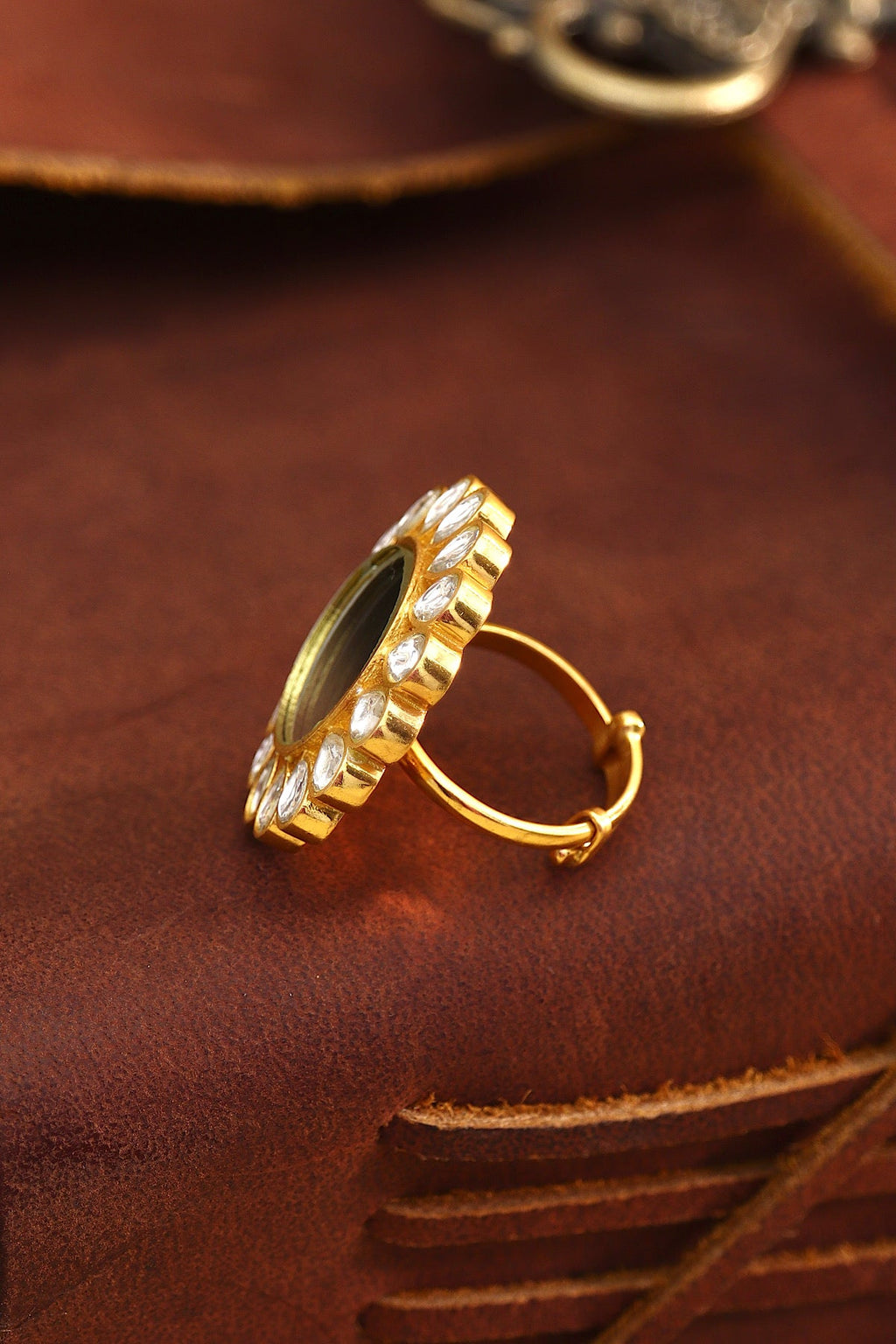 Polki Mirror Ring