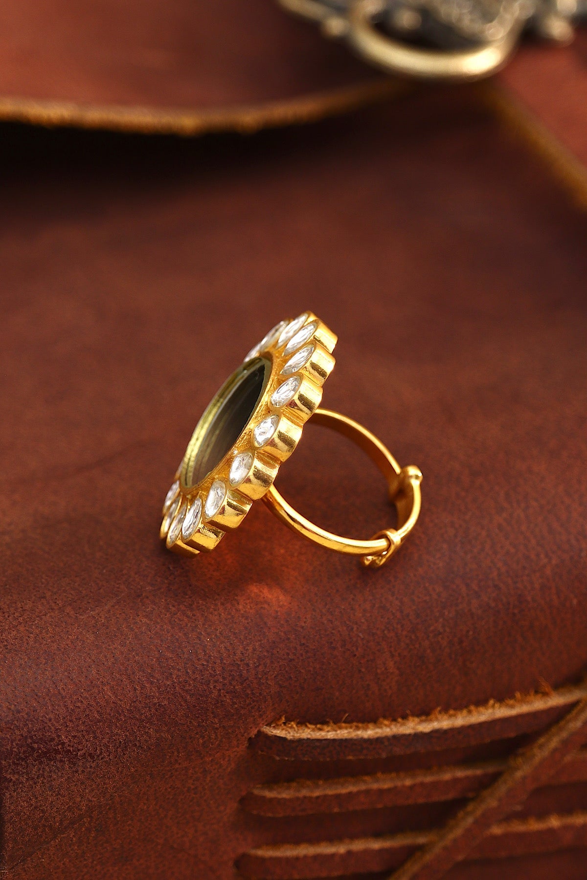 Polki Mirror Ring