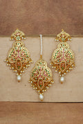 Rimpi Jadau Earrings Tikka Set