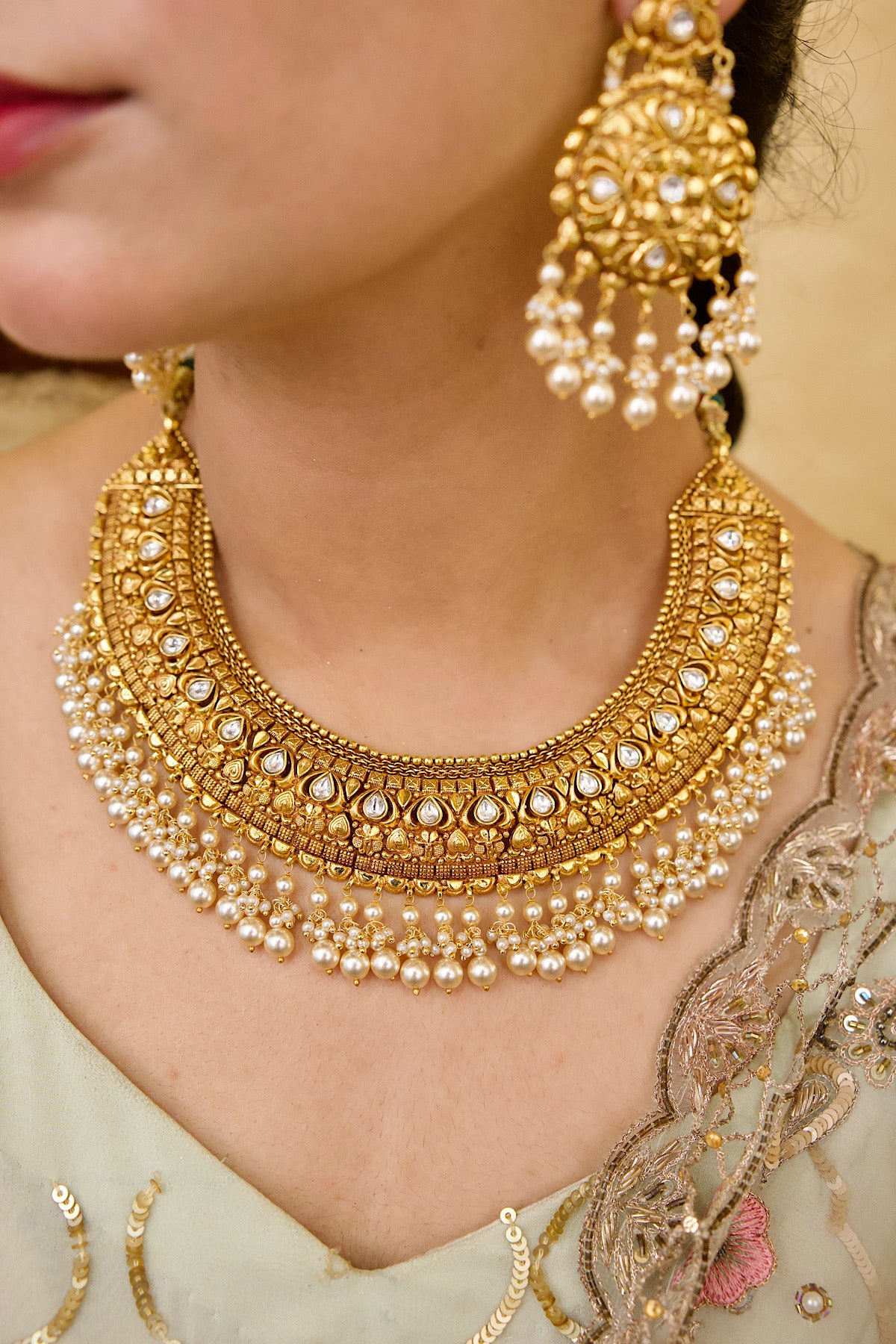 Sundri Pearl Necklace Only
