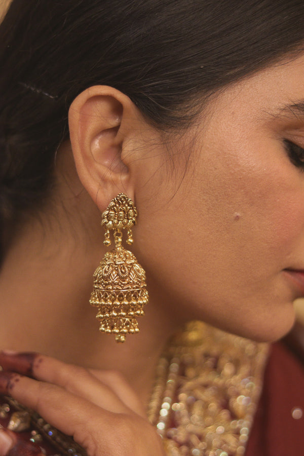 Nyasia Double Jhumki Earrings