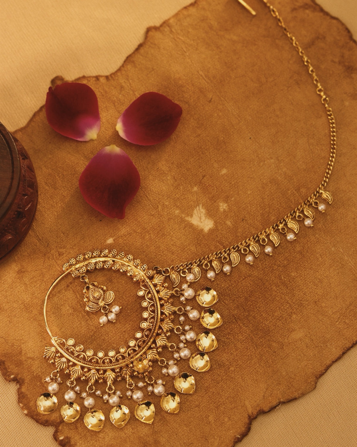 Pippal Patti Nath with piercing