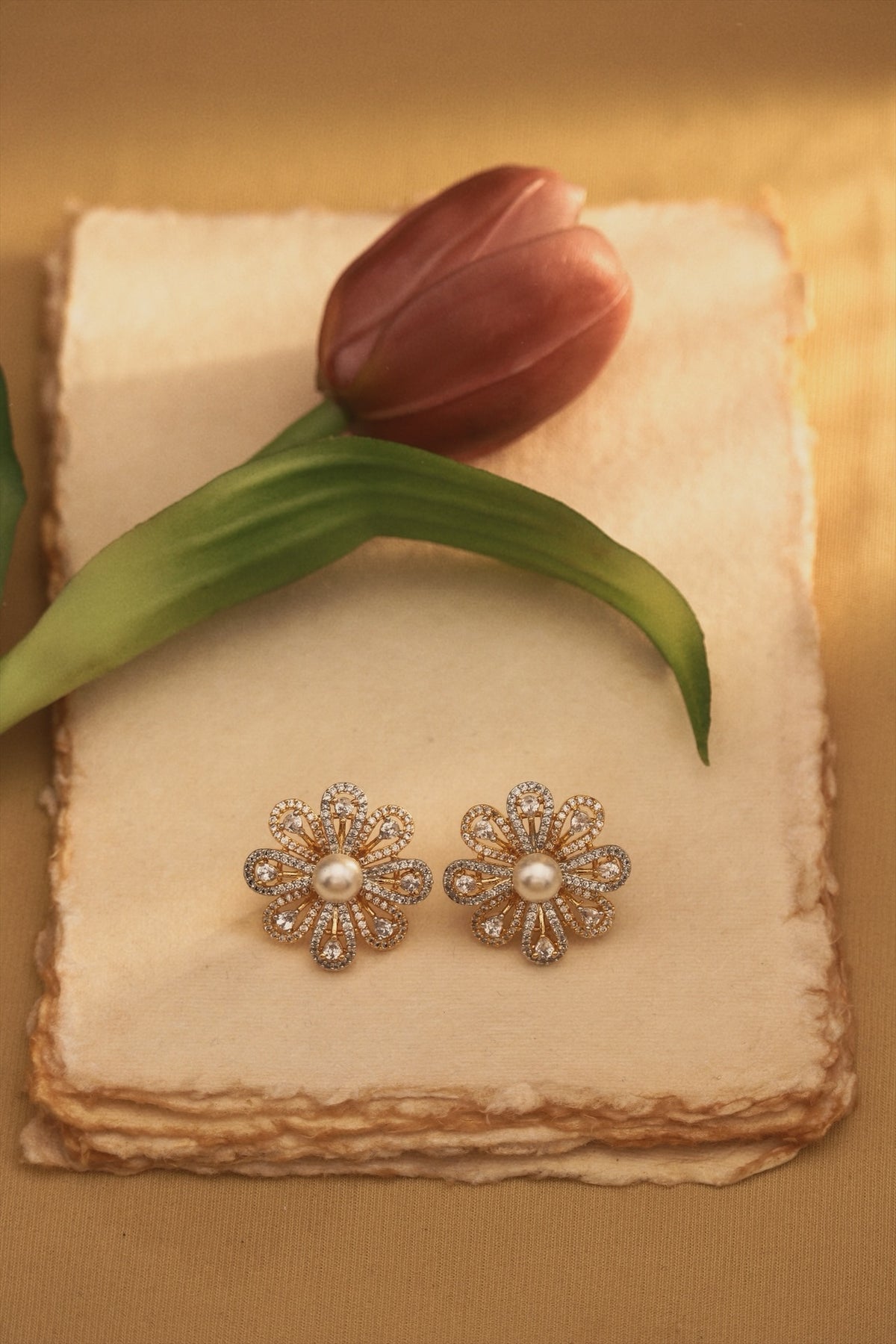 AD Pearl Studs