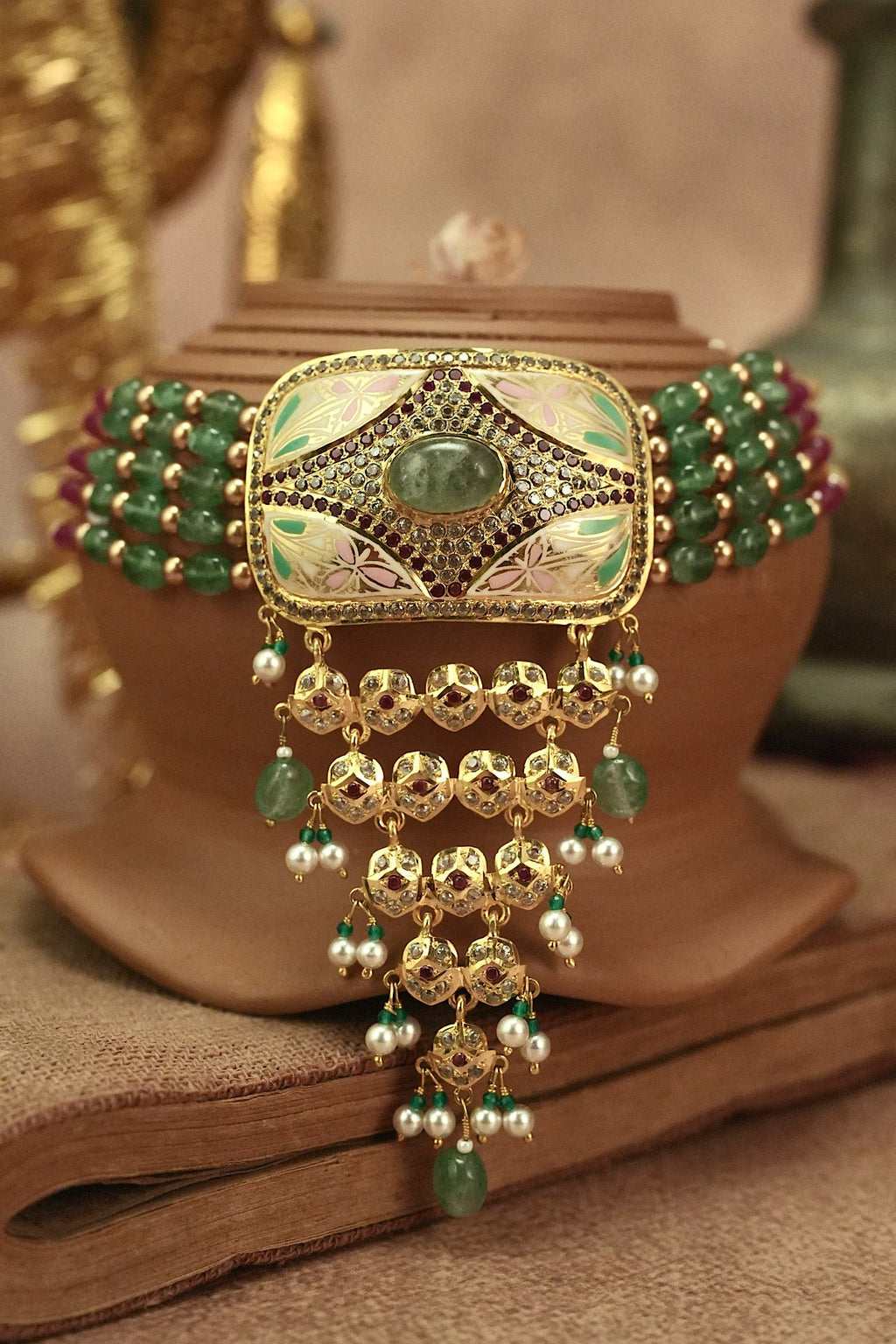 Nazir Jadau Choker Set
