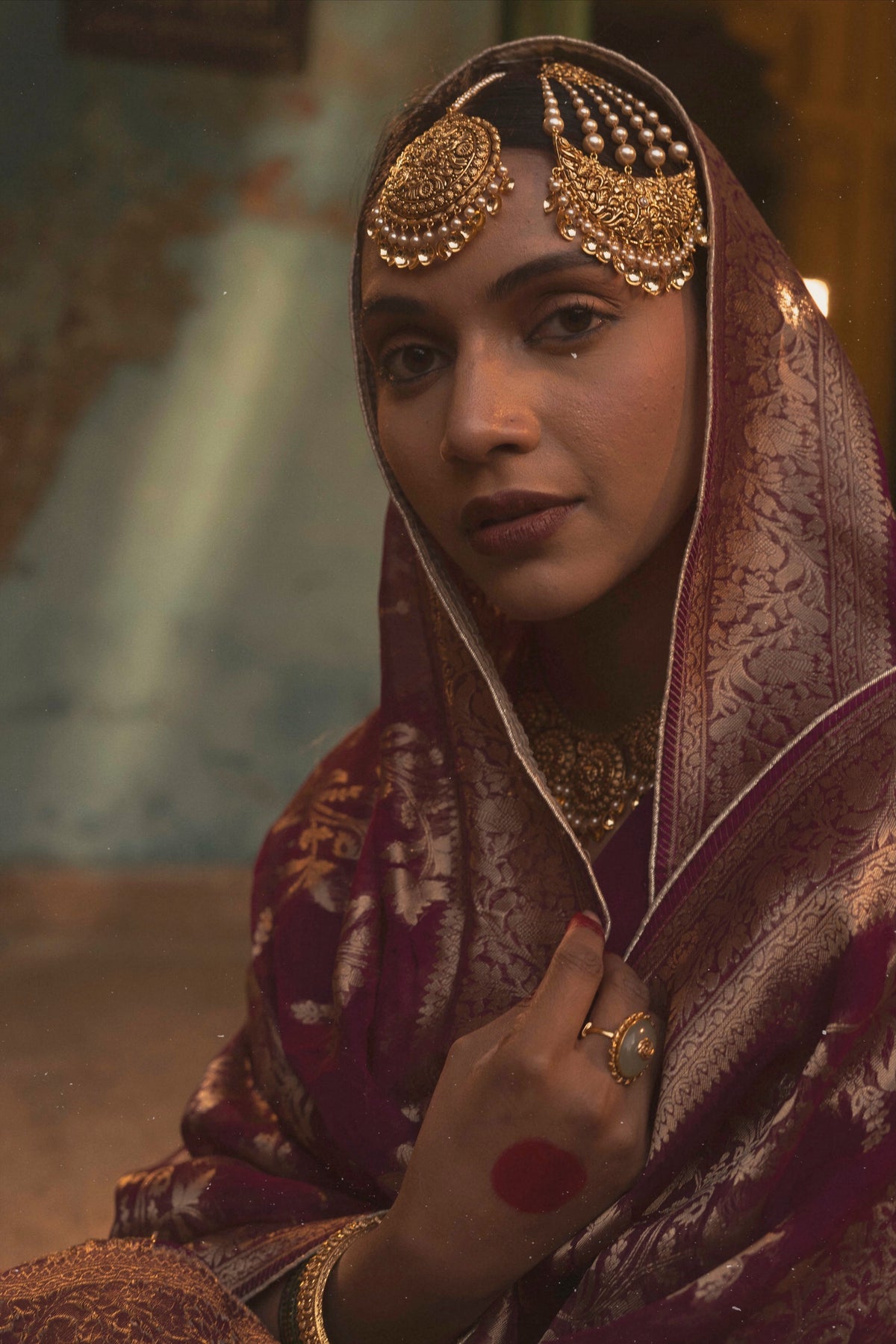 Bahar Necklace Set with Passa