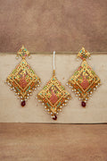 Peacock Jadau Earrings Jadau Set