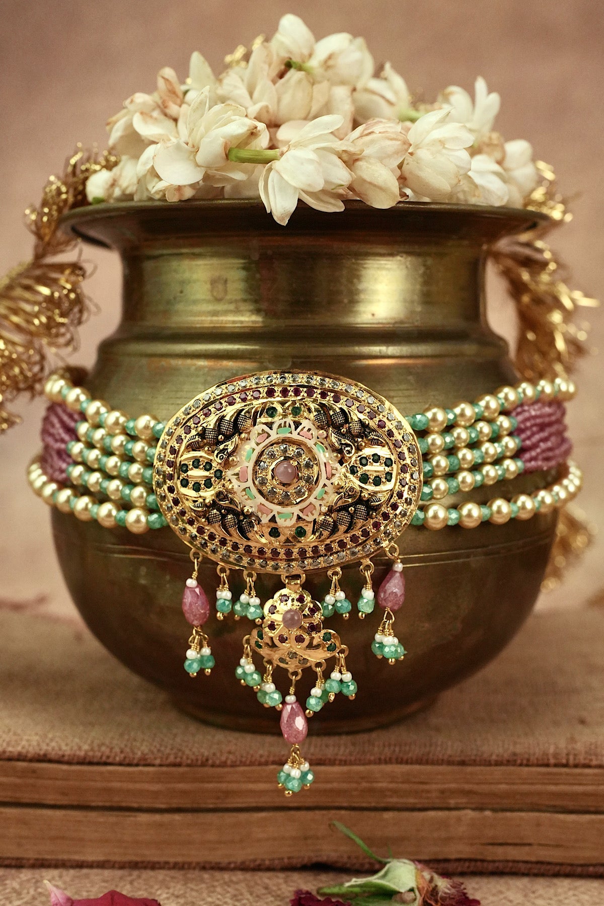 Maheer Jadau Choker Set