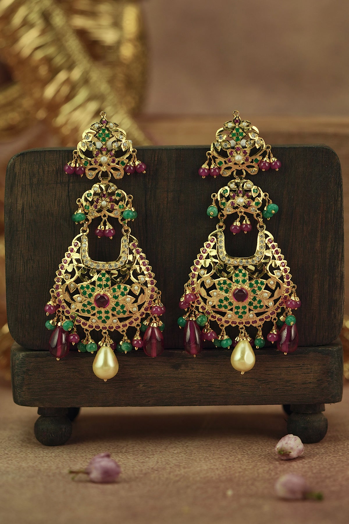Satrangi Jadau Earrings