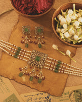 Amreen Mint Choker set