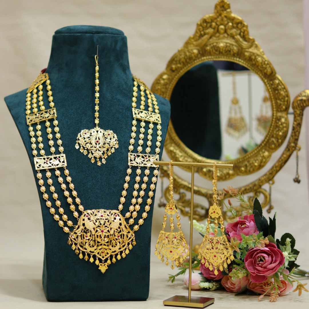 Basant Raani Haar Set with Tikka