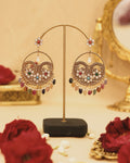 navratan chandbali earrings