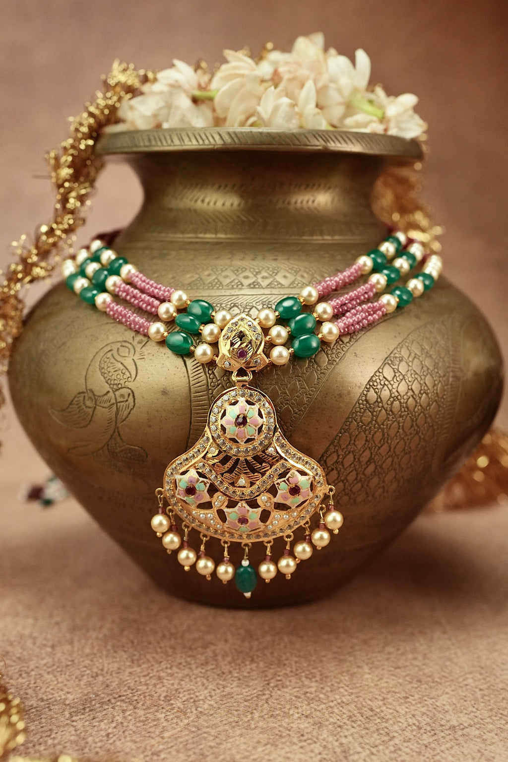 Star Jadau Necklace Set
