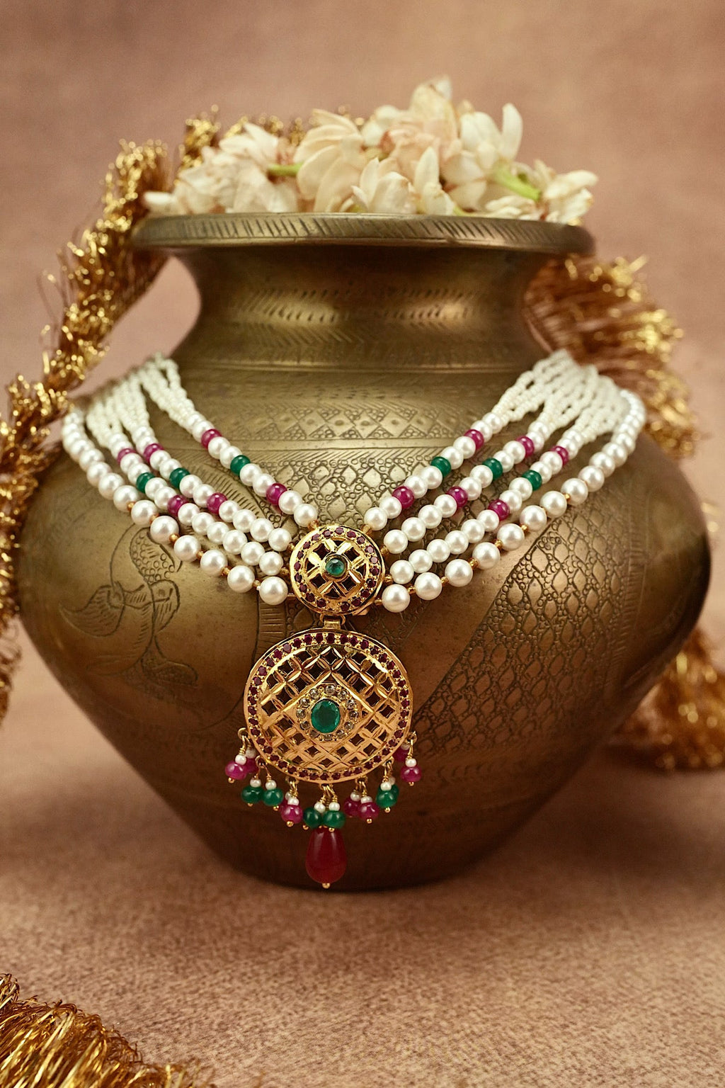 Naseem Jadau Necklace Set