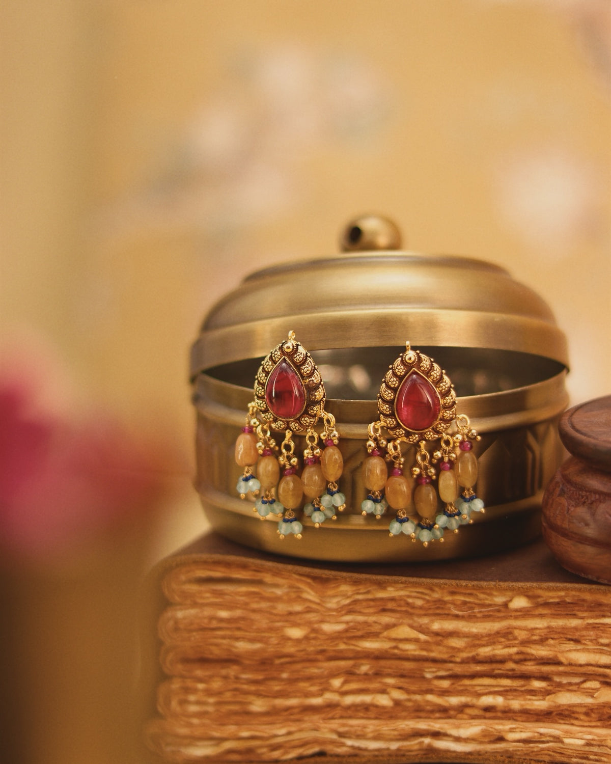 topaz studs
