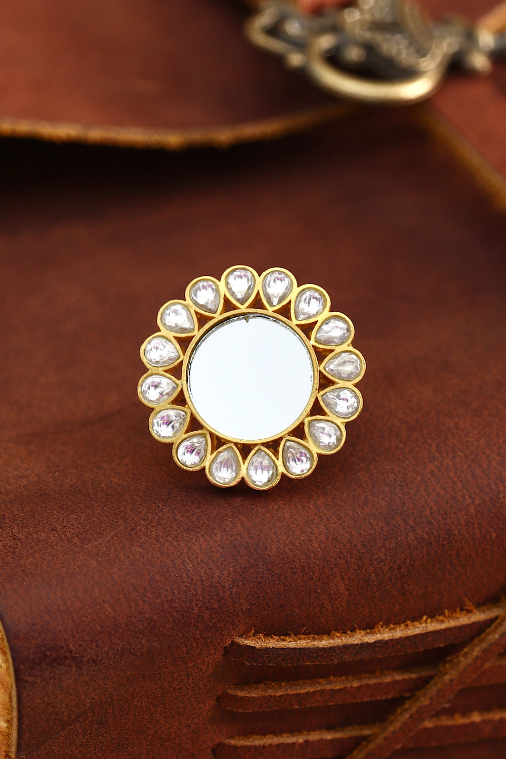 Polki Mirror Ring