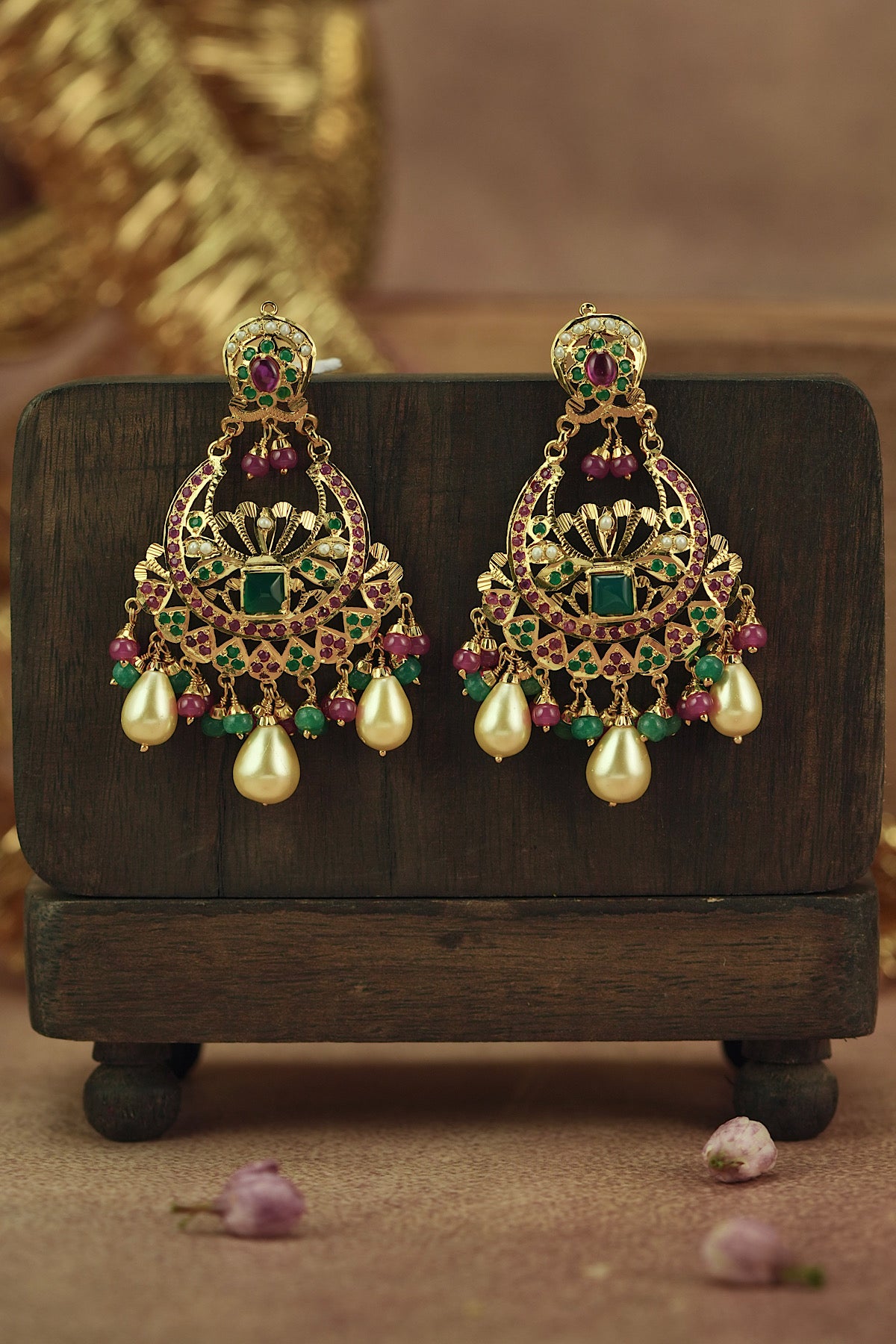 Gulnaar Jadau Earrings