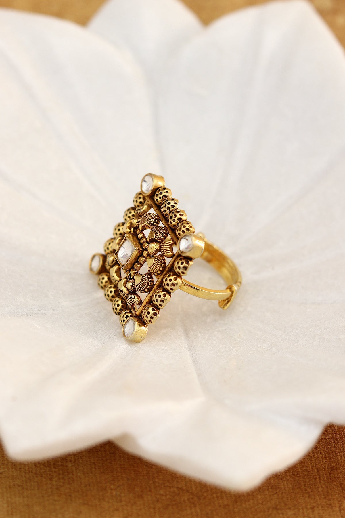 Heema Polki Ring