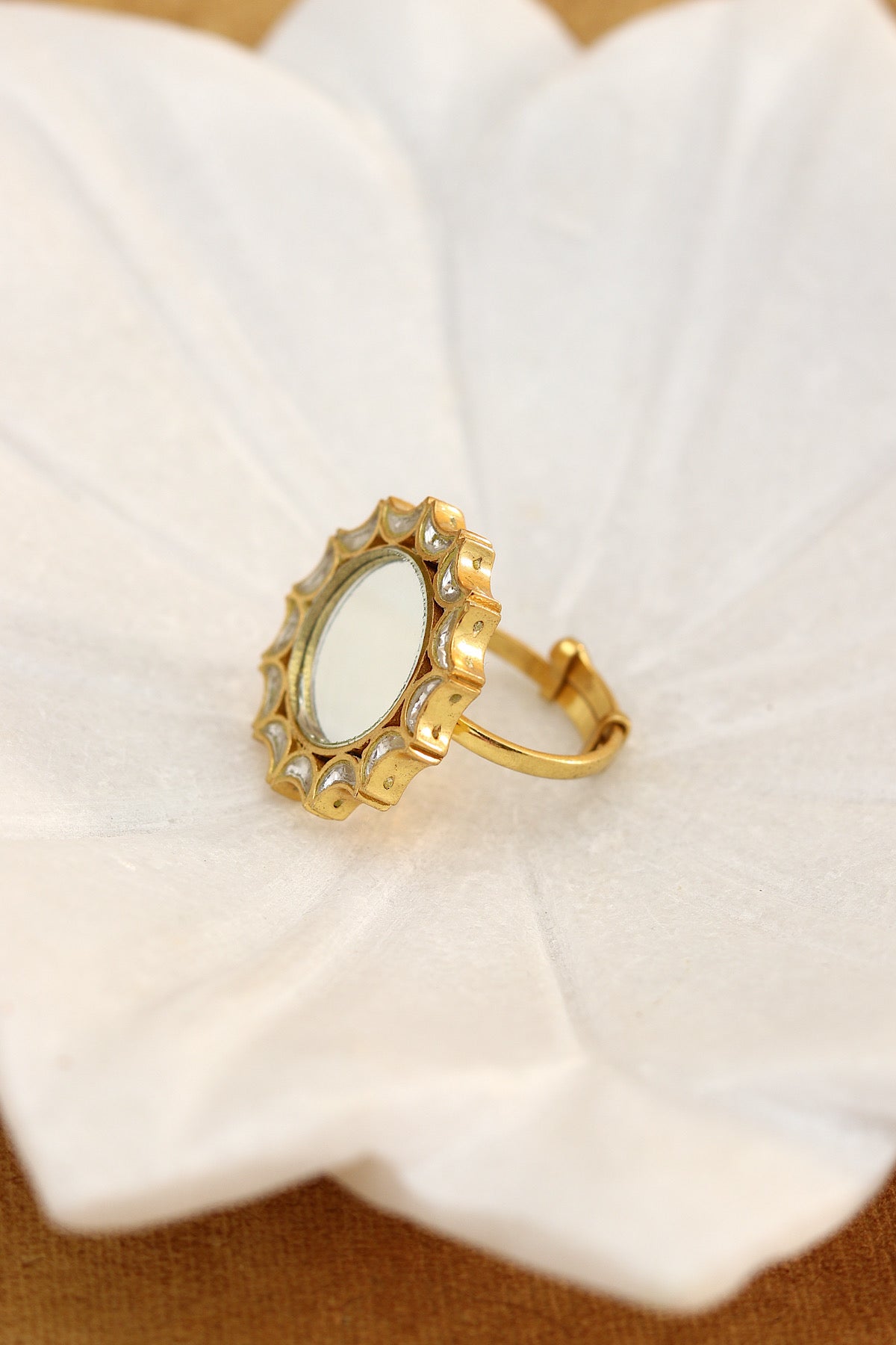 Chand Mirror Ring .