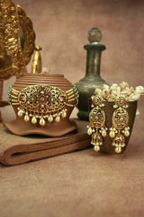 Polki Jadau Choker Set