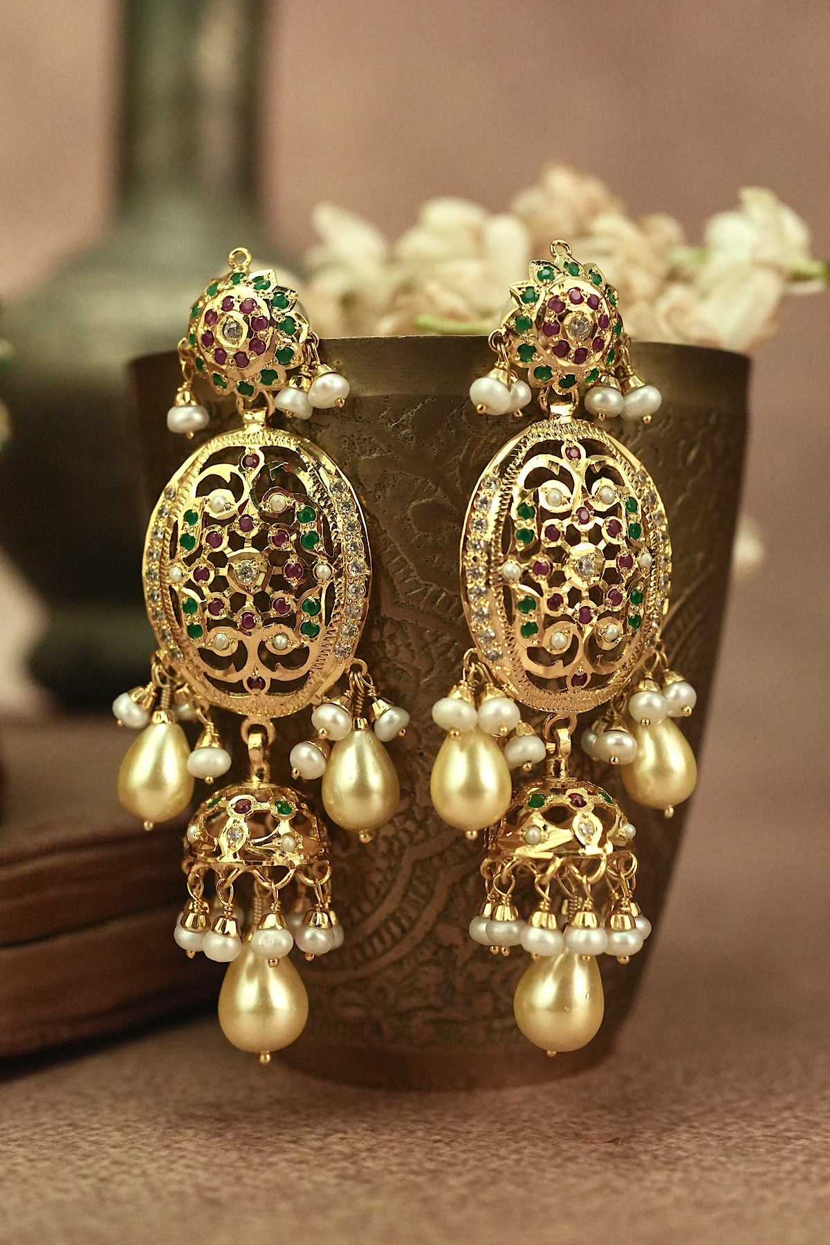 Polki Jadau Choker Set