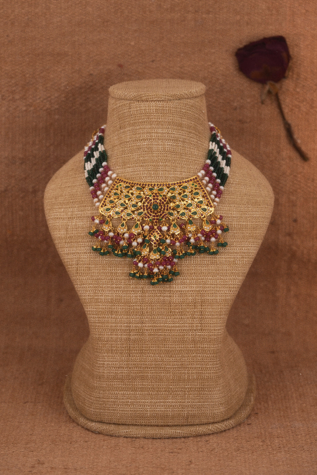 Gulnaar Jadau Choker Set
