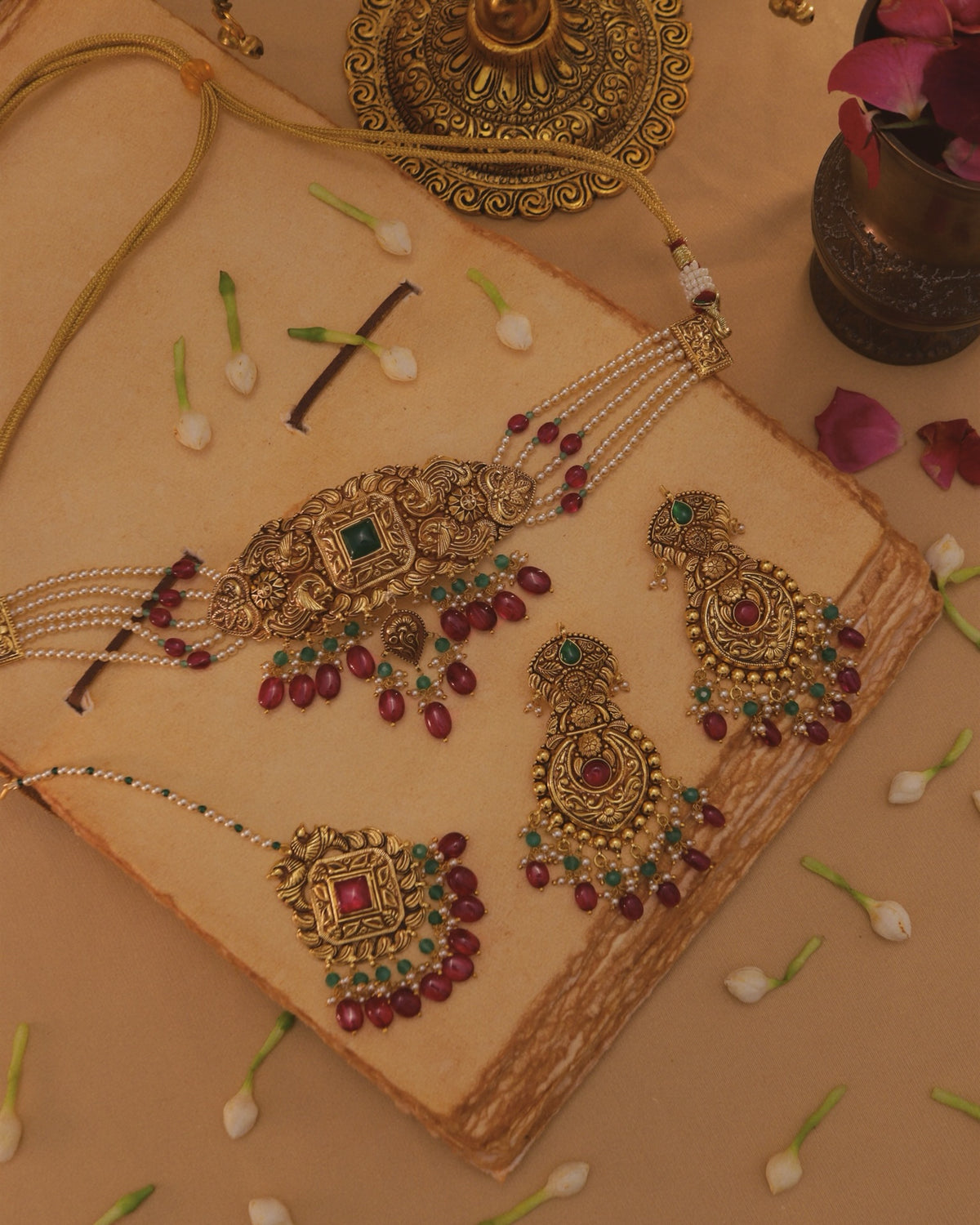 Jind Choker Set with Tikka