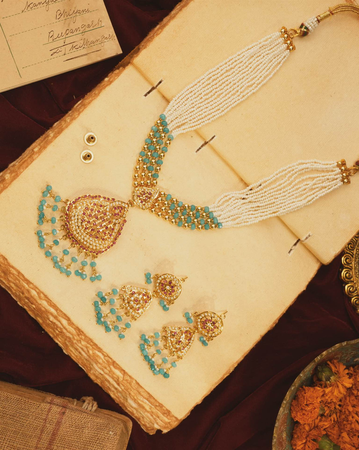 Firoza Jadau Set