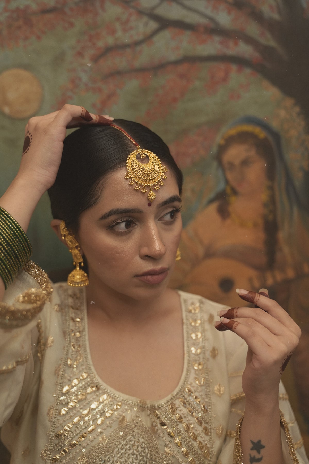 Chand Jhumki Tikka