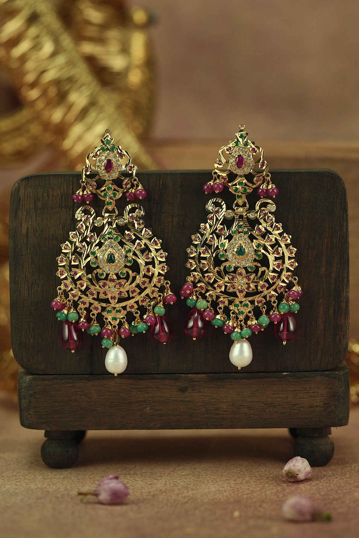 Panjaban Jadau Earrings