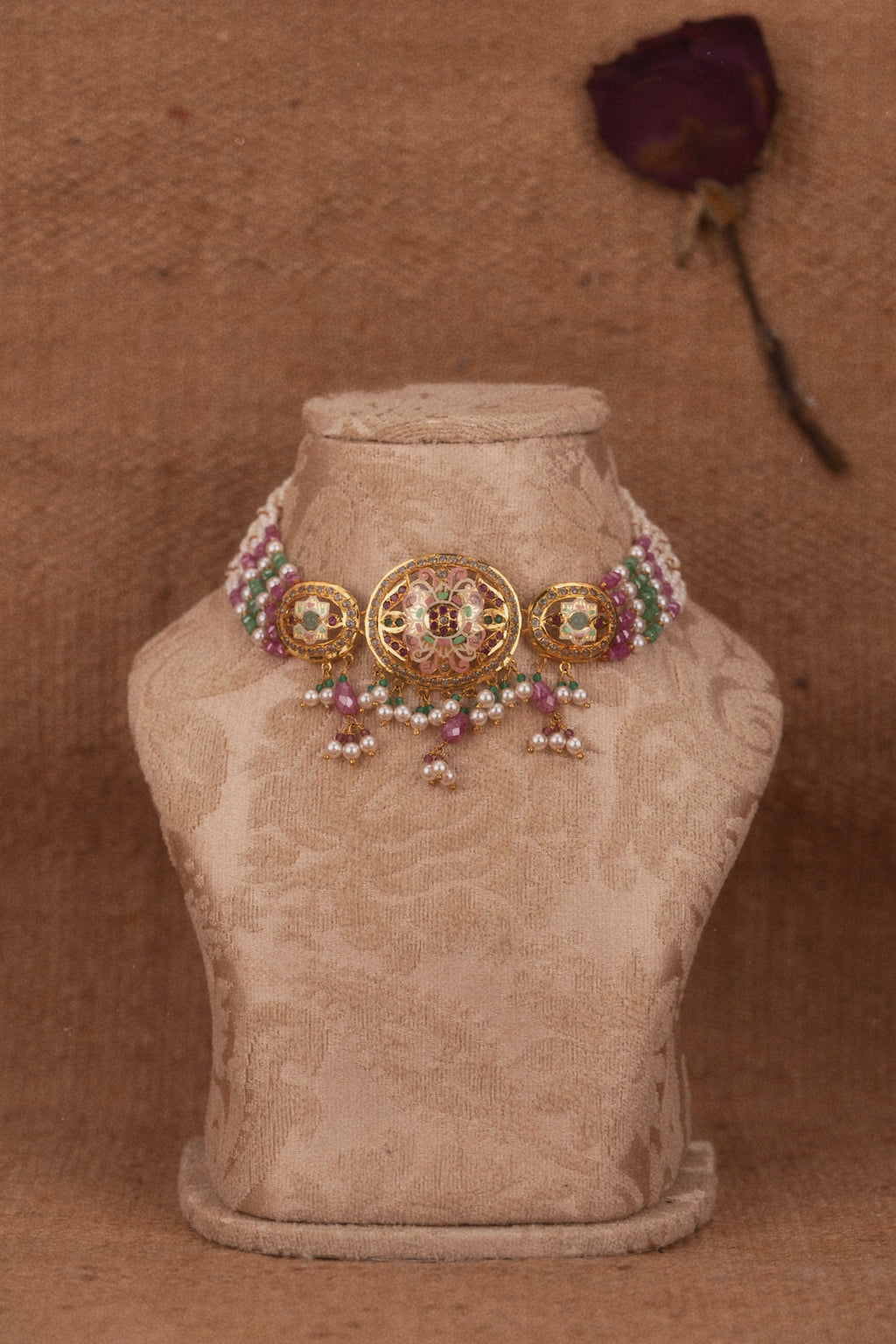 Sahiba Jadau Choker Set