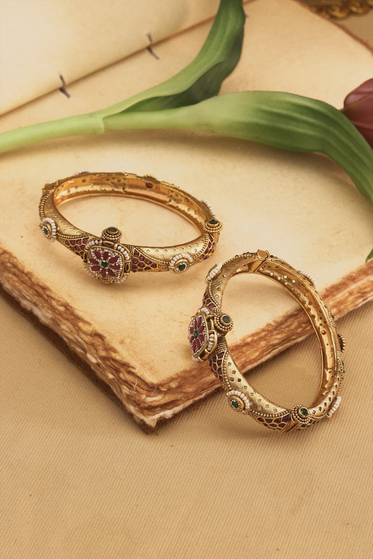 Ruksana Openable Bangles Pair