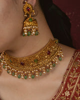 Saleem Choker Set with Tikka