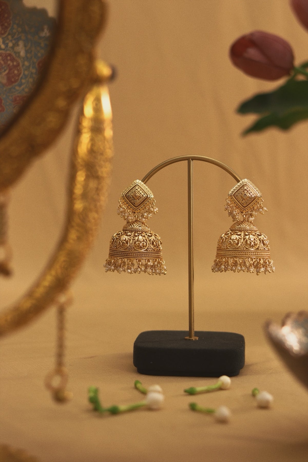 Firdaus Jhumki Earrings