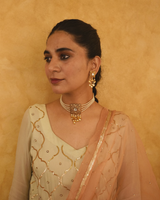Zeenat Pippal Patti Choker Set