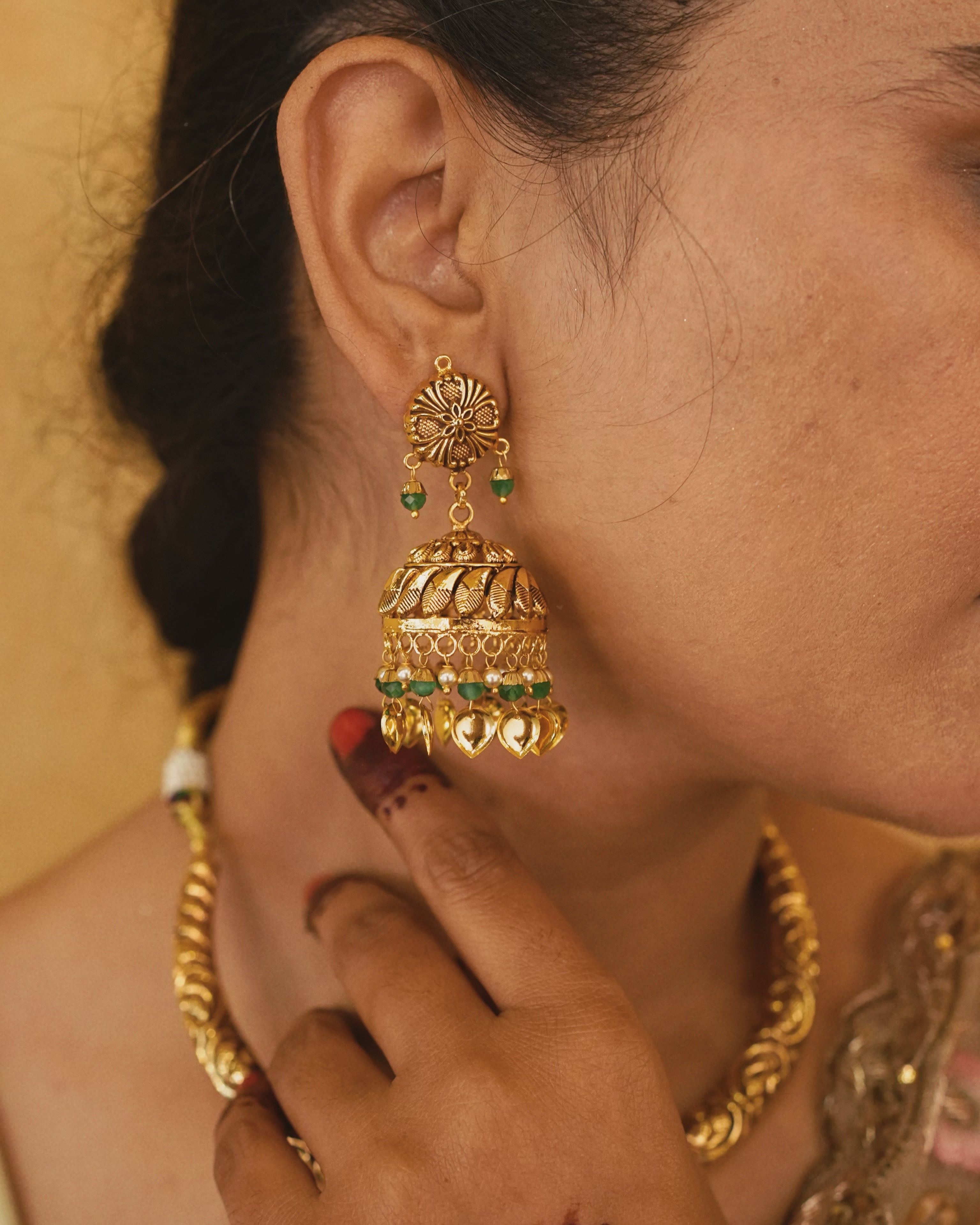 Noori Jhumki Earrings